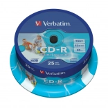 CD-R Verbatim 52x 700MB 25 kosov Tiskljiv