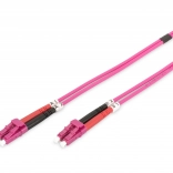 Optični patch kabel LC-LC svetlovodni MM 50/125 OM4 duplex LSOH 5 m