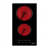 isEasy dvopodročno električno keramično kuhališče