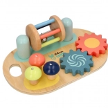 Lesena čutilna aktivna plošča Adam Toys