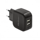 Omrežni polnilec Qoltec 17W 2xUSB