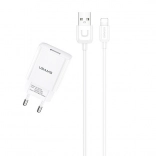 Polnilec USAMS 1xUSB T21 Lightning 2,1A