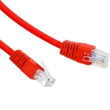 Omrežni kabel UTP Cat 6 RJ-45 0,25 m rdeč