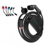 Prenosni polnilnik za električna vozila BESEN PCD050, 16,5 kW, z adapterji