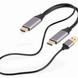 Adapter HDMI na DisplayPort 4K 60Hz z napajanjem USB-A