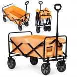 Zložljiv transportni voziček MultiGarden 47x105 cm, oranžen